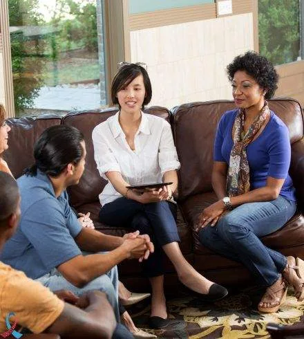 A group coaching session.