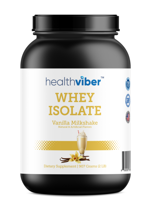 2lb 100% whey isolate vanilla – 30 servings healthviber