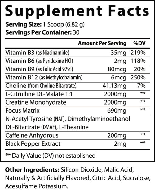 pre workout fruit punch supplement healthviber