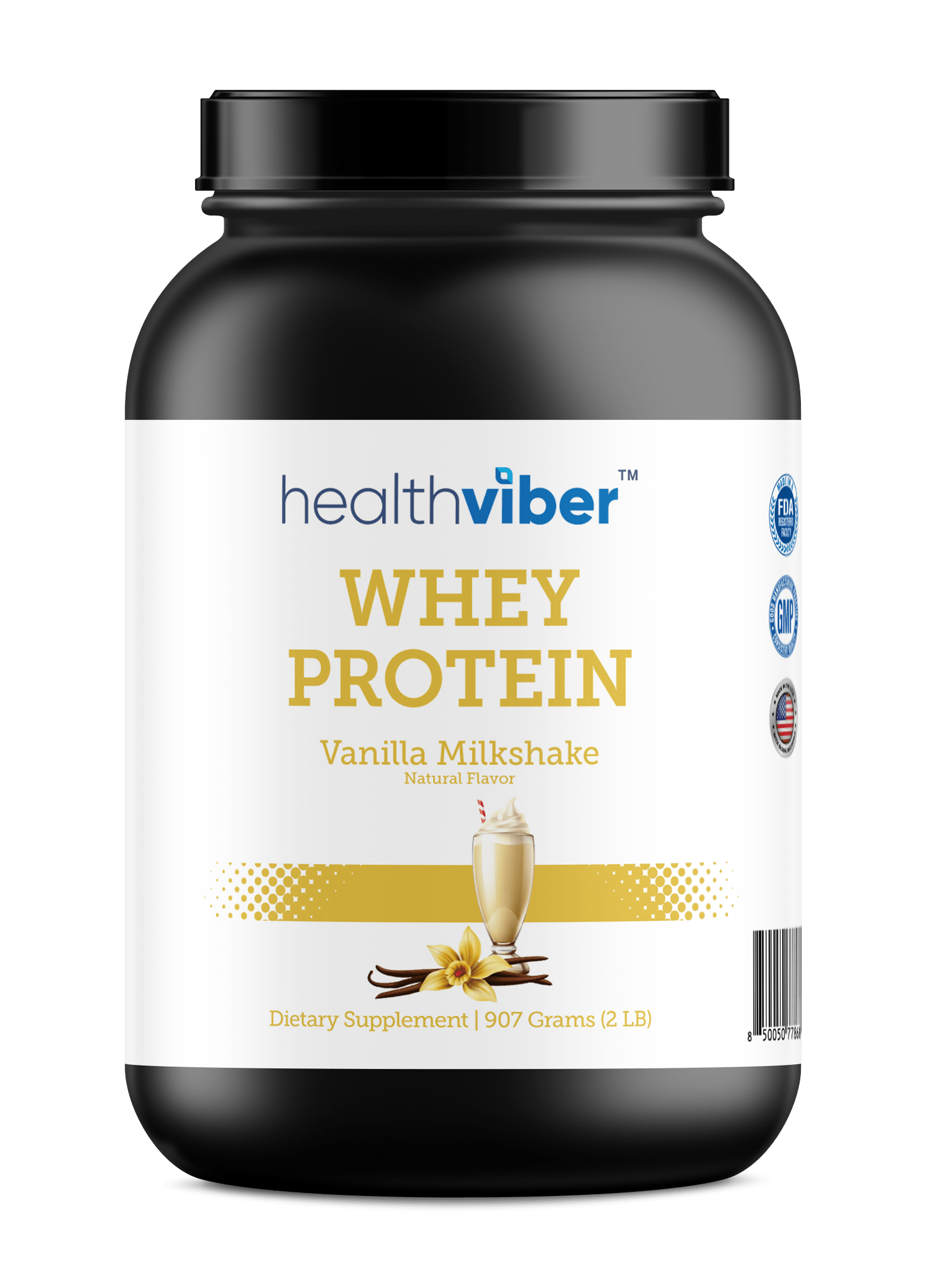 whey protein 2lb vanilla healthviber
