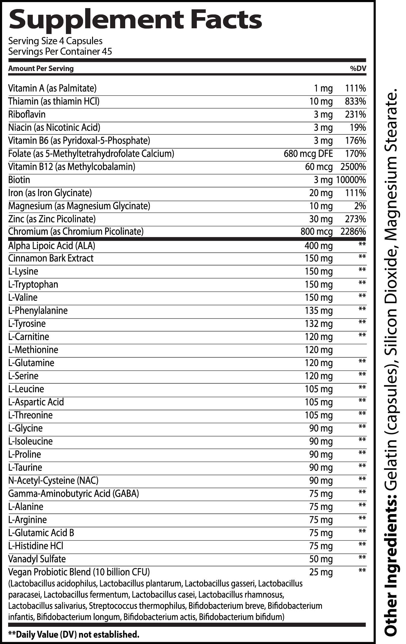 metabolic support for blood sugar supplement facts healthviber
